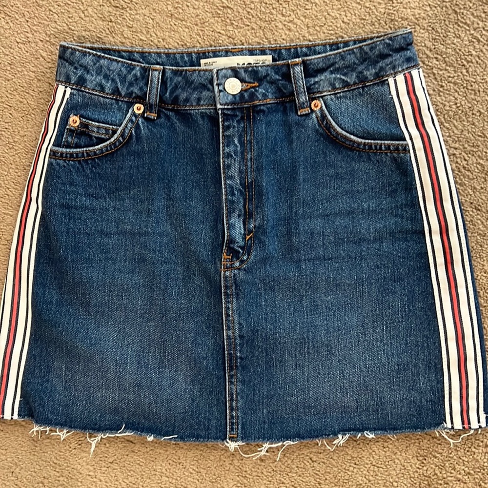Topshop Mini Denim Skirt